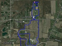 2016-10-08 Run Scream Run 10K 48  The route for the 10K race.